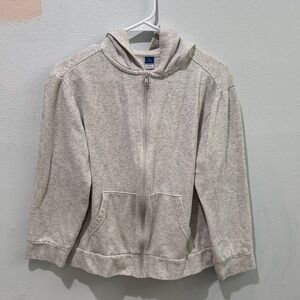 Old Navy Light Gray Kids Zip-Up Hoodie